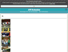Tablet Screenshot of djk-hockenheim.de